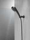 DELTA Universal Showering Components 3-Setting Wall Mount Handshower — Matte Black