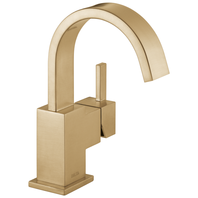DELTA Vero Single Handle Bathroom Faucet — Champagne Bronze