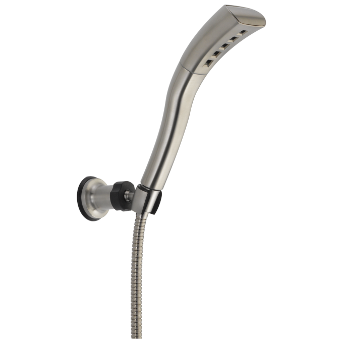 DELTA Universal Showering Components H2OKINETIC Single-Setting Adjustable Wall Mount Hand Shower — Stainless