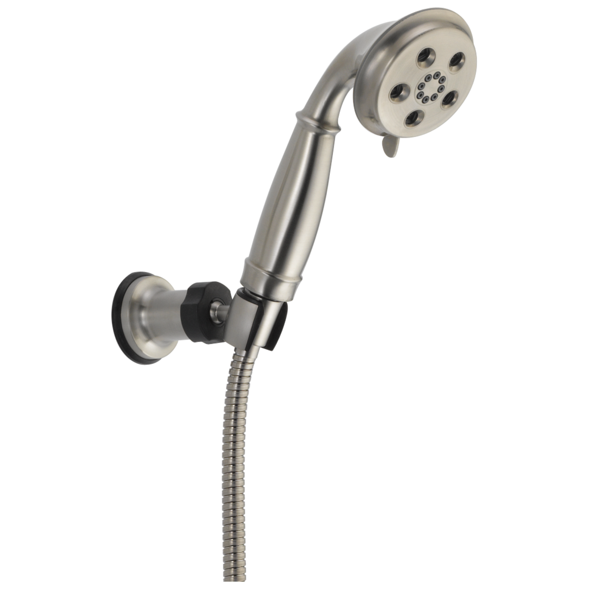 DELTA Universal Showering Components H2OKINETIC 3-Setting Adjustable Wall Mount Hand Shower — Stainless