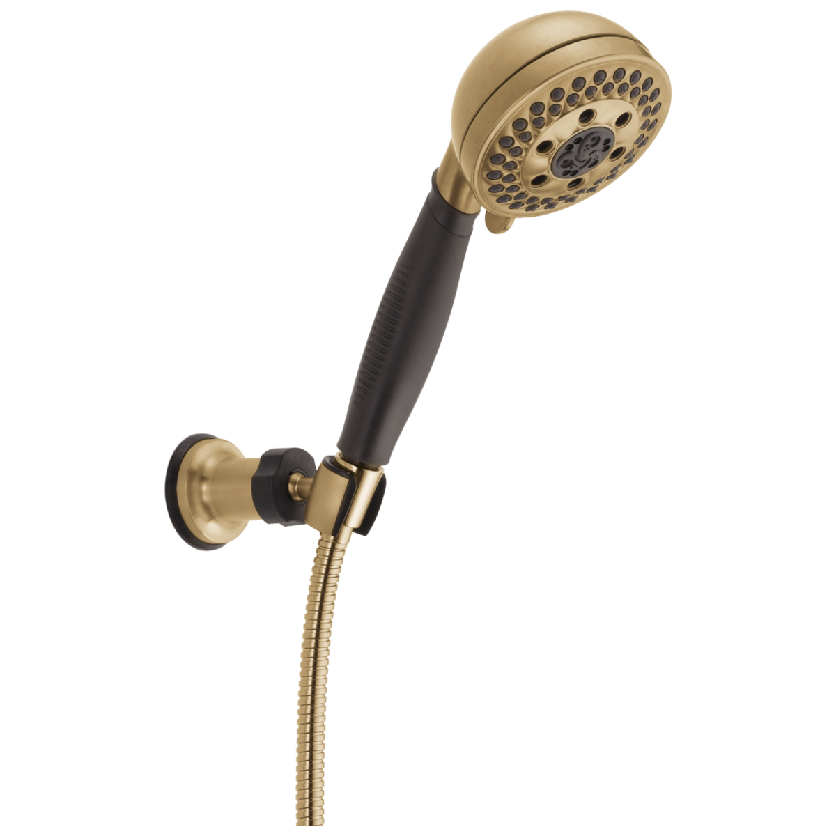DELTA Universal Showering Components H2OKINETIC 5-Setting Adjustable Wall Mount Hand Shower — Champagne Bronze