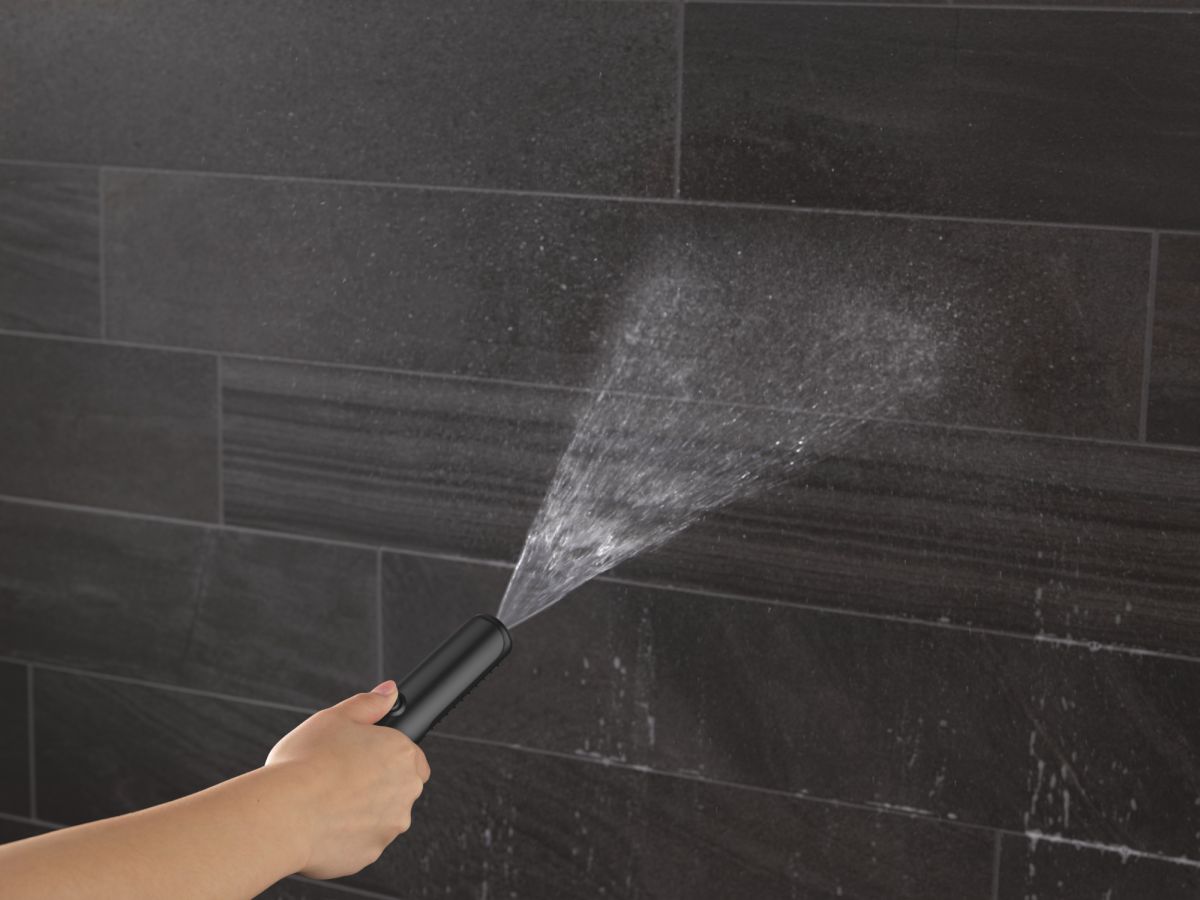 DELTA Universal Showering Components 2-Setting Hand Shower with ProClean Spray – Wall Mount — Matte Black