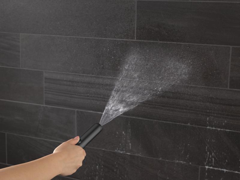 DELTA Universal Showering Components 2-Setting Hand Shower with ProClean Spray – Wall Mount — Matte Black