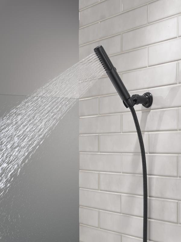 DELTA Universal Showering Components 2-Setting Hand Shower with ProClean Spray – Wall Mount — Matte Black