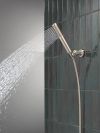 DELTA Universal Showering Components 2-Setting Hand Shower with ProClean Spray – Wall Mount — Lumicoat® Stainless