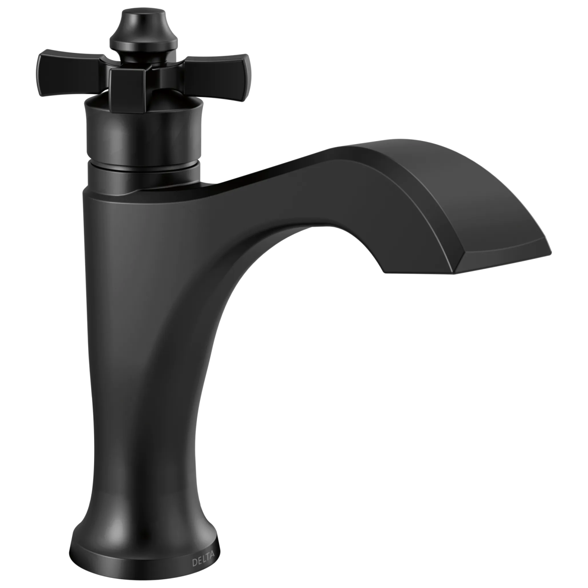 DELTA Dorval Single Handle Bathroom Faucet — Matte Black