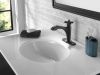 DELTA Dorval Single Handle Bathroom Faucet — Matte Black