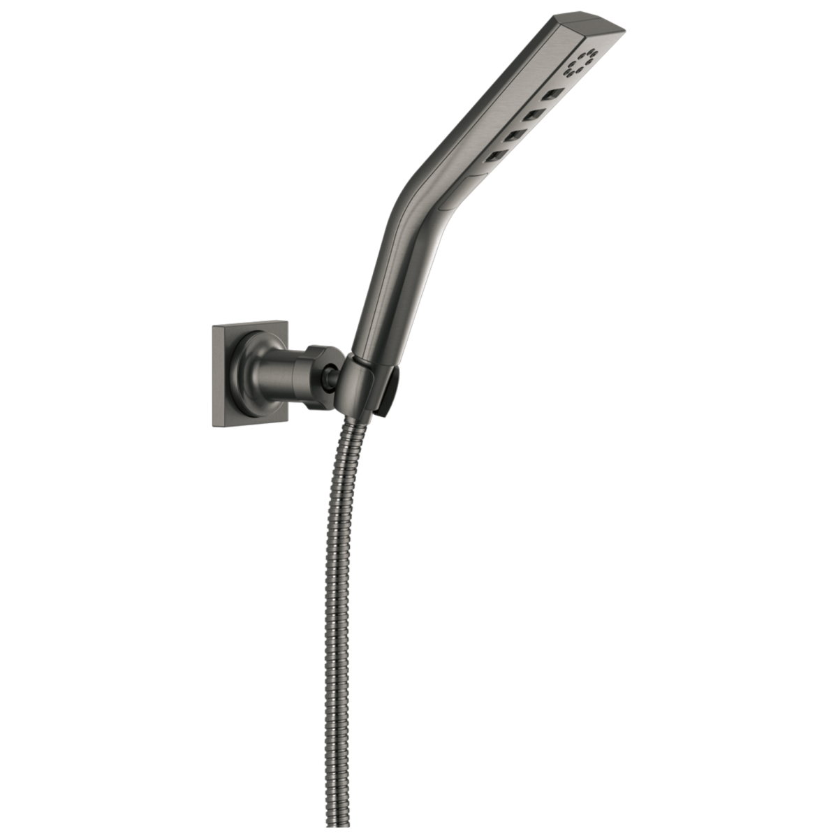 DELTA Universal Showering Components H2OKINETIC 3-Setting Wall Mount Hand Shower — Lumicoat® Black Stainless