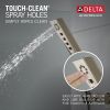DELTA Universal Showering Components H2OKINETIC 3-Setting Wall Mount Hand Shower — Lumicoat® Polished Nickel