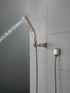 DELTA Universal Showering Components H2OKINETIC 3-Setting Wall Mount Hand Shower — Lumicoat® Polished Nickel