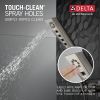 DELTA Universal Showering Components H2OKINETIC 3-Setting Wall Mount Hand Shower — Lumicoat® Stainless