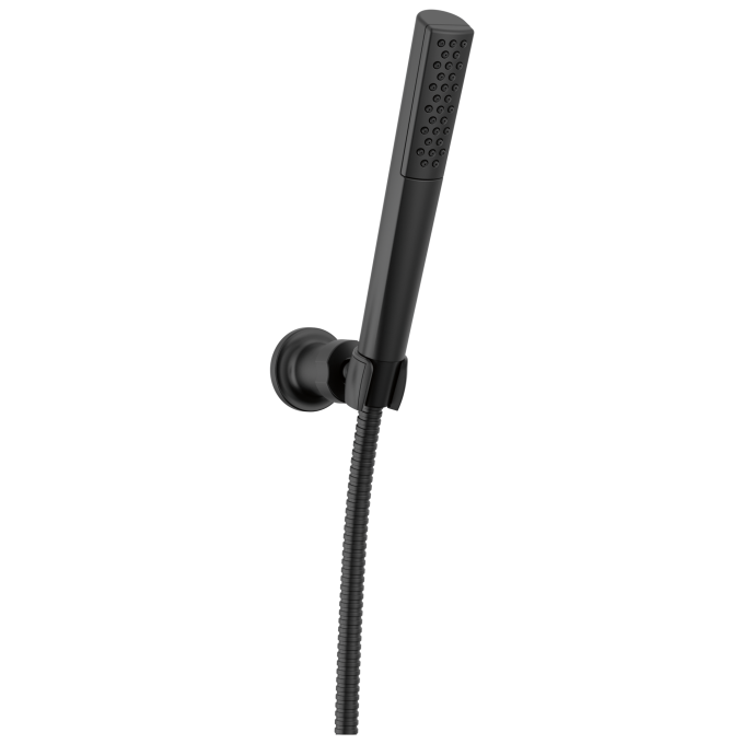 DELTA Universal Showering Components Premium Single-Setting Adjustable Wall Mount Hand Shower — Matte Black