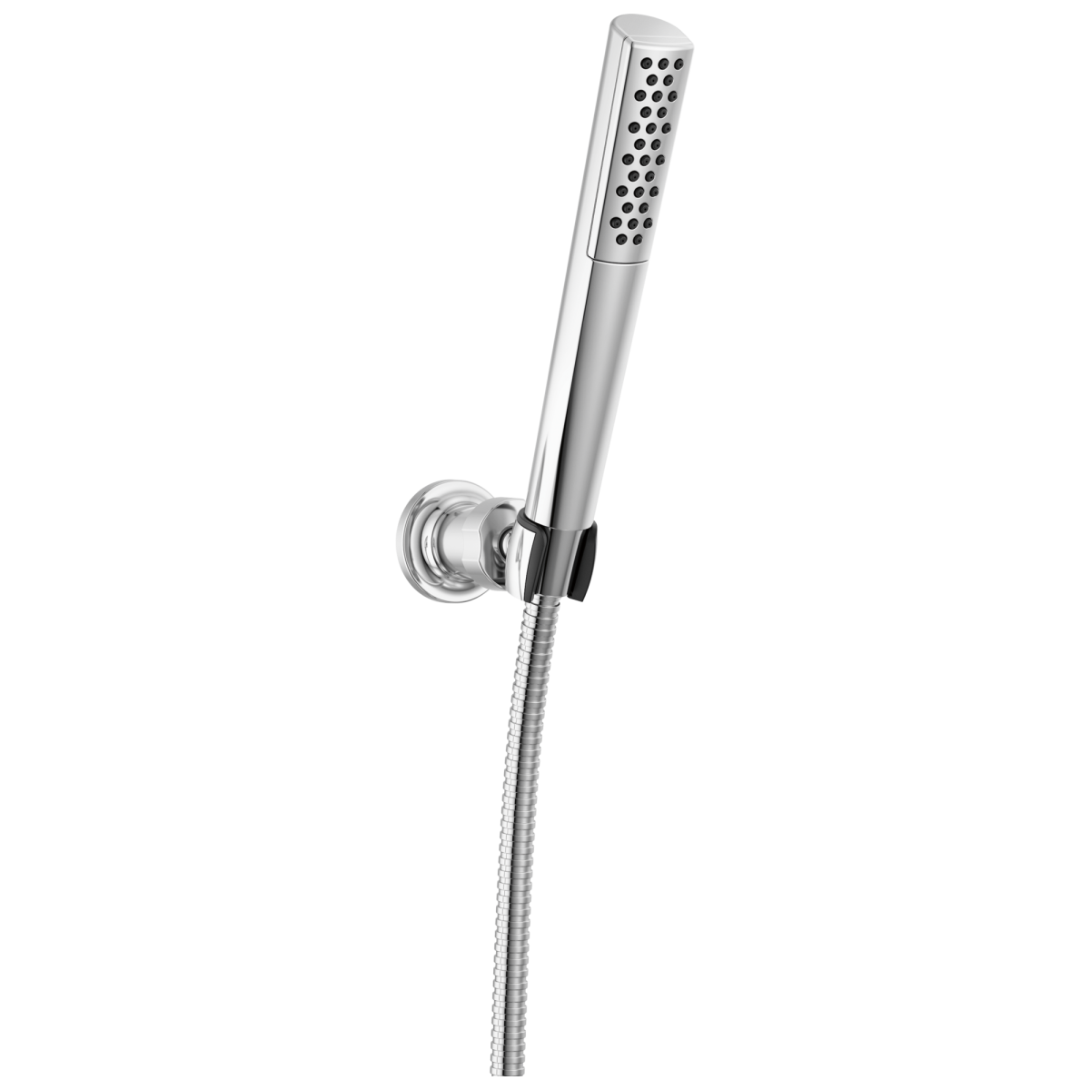 DELTA Universal Showering Components Premium Single-Setting Adjustable Wall Mount Hand Shower — Lumicoat® Chrome