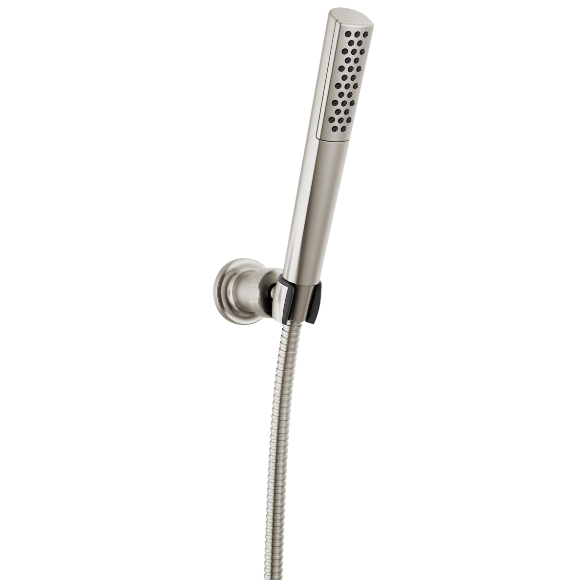 DELTA Universal Showering Components Premium Single-Setting Adjustable Wall Mount Hand Shower — Lumicoat® Stainless