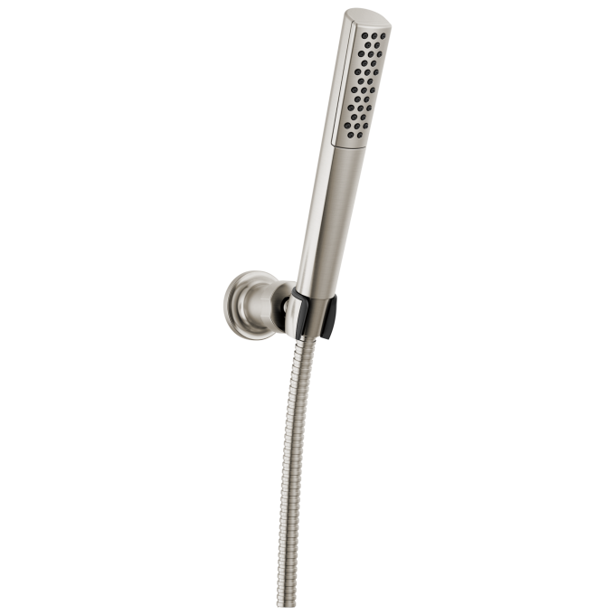 DELTA Universal Showering Components Premium Single-Setting Adjustable Wall Mount Hand Shower — Lumicoat® Stainless