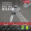 DELTA Universal Showering Components 7-Setting Wall Mount Hand Shower with Cleaning Spray — Lumicoat® Chrome