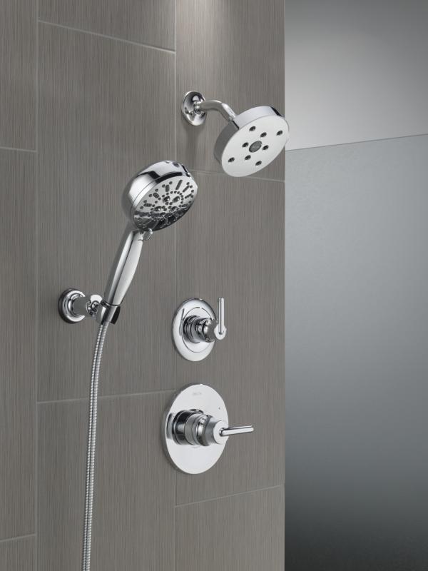 DELTA Trinsic 3-Setting 2-Port Diverter Trim — Chrome