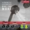 DELTA Universal Showering Components 7-Setting Wall Mount Hand Shower with Cleaning Spray — Venetian Bronze