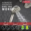 DELTA Universal Showering Components 7-Setting Wall Mount Hand Shower with Cleaning Spray — Lumicoat® Stainless