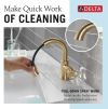 DELTA Trinsic Single Handle Pull-Down Bathroom Faucet — Champagne Bronze