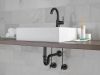 DELTA Angled Supply Stop Valve — Matte Black