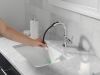 DELTA Trinsic Single Handle Pull-Down Bathroom Faucet — Chrome