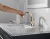 DELTA Trinsic Single Handle Pull-Down Bathroom Faucet — Polished Nickel