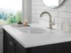 DELTA Trinsic Single Handle Pull-Down Bathroom Faucet — Stainless