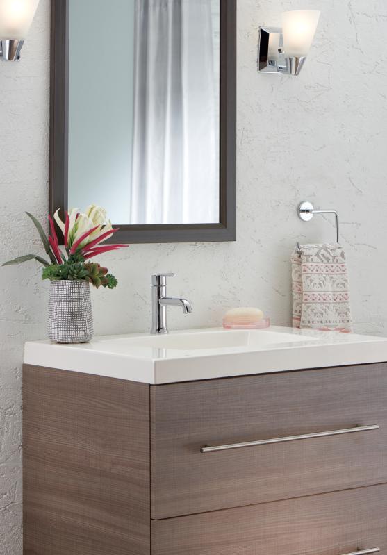 DELTA Trinsic Single Handle Bathroom Faucet — Chrome