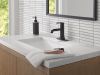 DELTA Trinsic Touch2O Bathroom Faucet with Touchless Technology — Matte Black