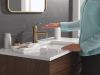 DELTA Trinsic Touch2O Bathroom Faucet with Touchless Technology — Champagne Bronze