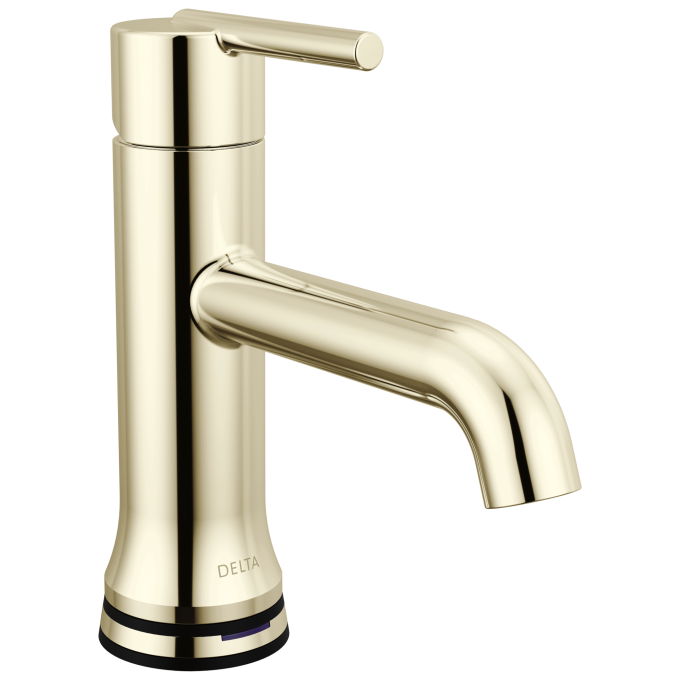DELTA Trinsic Touch2O Bathroom Faucet with Touchless Technology — Polished Nickel