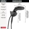 DELTA Universal Showering Components 6-Setting HydroRain with ProClean — Matte Black