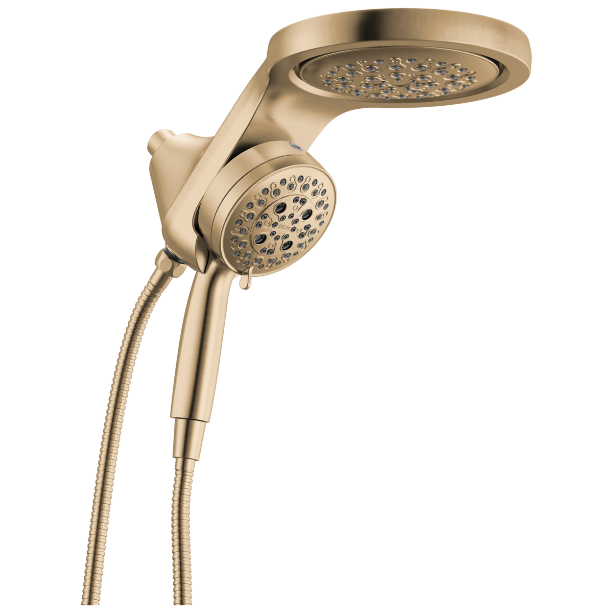 DELTA Universal Showering Components 6-Setting HydroRain with ProClean — Lumicoat® Champagne Bronze
