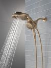 DELTA Universal Showering Components 6-Setting HydroRain with ProClean — Lumicoat® Champagne Bronze