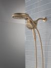 DELTA Universal Showering Components 6-Setting HydroRain with ProClean — Lumicoat® Champagne Bronze
