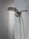 DELTA Universal Showering Components 6-Setting HydroRain with ProClean — Lumicoat® Black Stainless