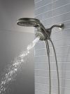 DELTA Universal Showering Components 6-Setting HydroRain with ProClean — Lumicoat® Black Stainless