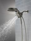 DELTA Universal Showering Components 6-Setting HydroRain with ProClean — Lumicoat® Black Stainless