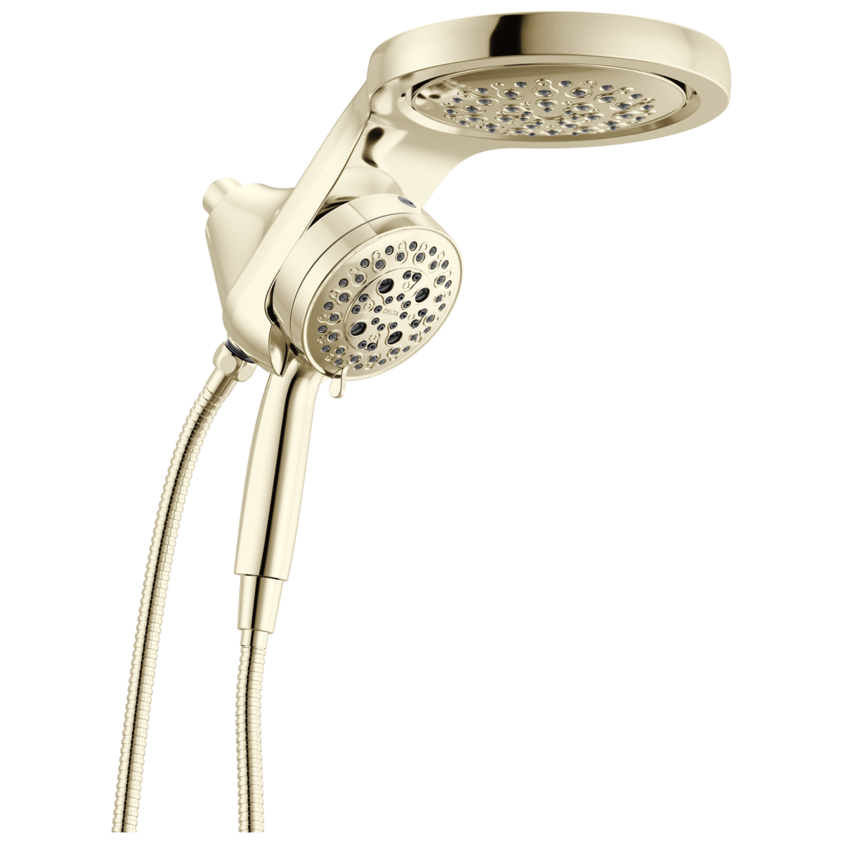 DELTA Universal Showering Components 6-Setting HydroRain with ProClean — Lumicoat® Polished Nickel