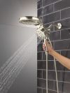 DELTA Universal Showering Components 6-Setting HydroRain with ProClean — Lumicoat® Polished Nickel