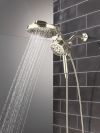 DELTA Universal Showering Components 6-Setting HydroRain with ProClean — Lumicoat® Polished Nickel