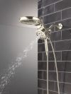 DELTA Universal Showering Components 6-Setting HydroRain with ProClean — Lumicoat® Polished Nickel