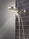 DELTA Universal Showering Components 6-Setting HydroRain with ProClean — Lumicoat® Polished Nickel