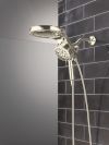 DELTA Universal Showering Components 6-Setting HydroRain with ProClean — Lumicoat® Polished Nickel
