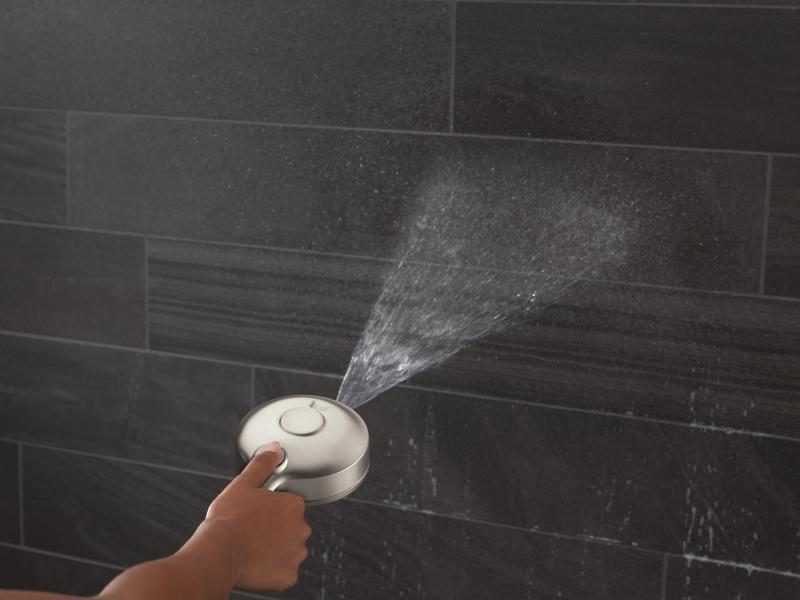 DELTA Universal Showering Components 6-Setting HydroRain with ProClean — Lumicoat® Stainless