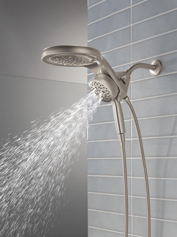DELTA Universal Showering Components 6-Setting HydroRain with ProClean — Lumicoat® Stainless