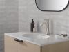 DELTA Lineax Single Handle Bathroom Faucet — Stainless