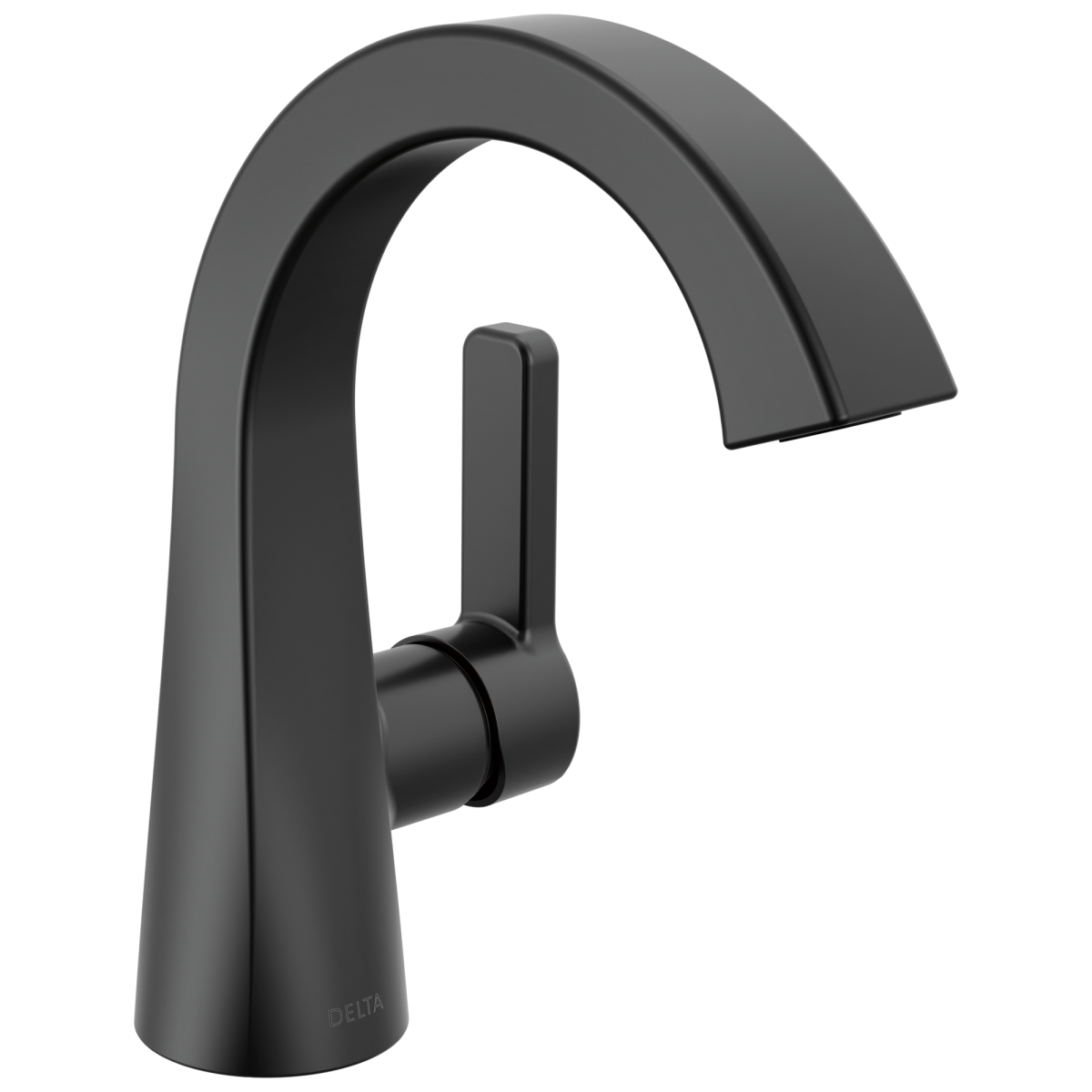 DELTA Lineax Single Handle Bathroom Faucet — Matte Black