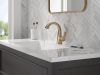 DELTA Lineax Single Handle Bathroom Faucet — Champagne Bronze